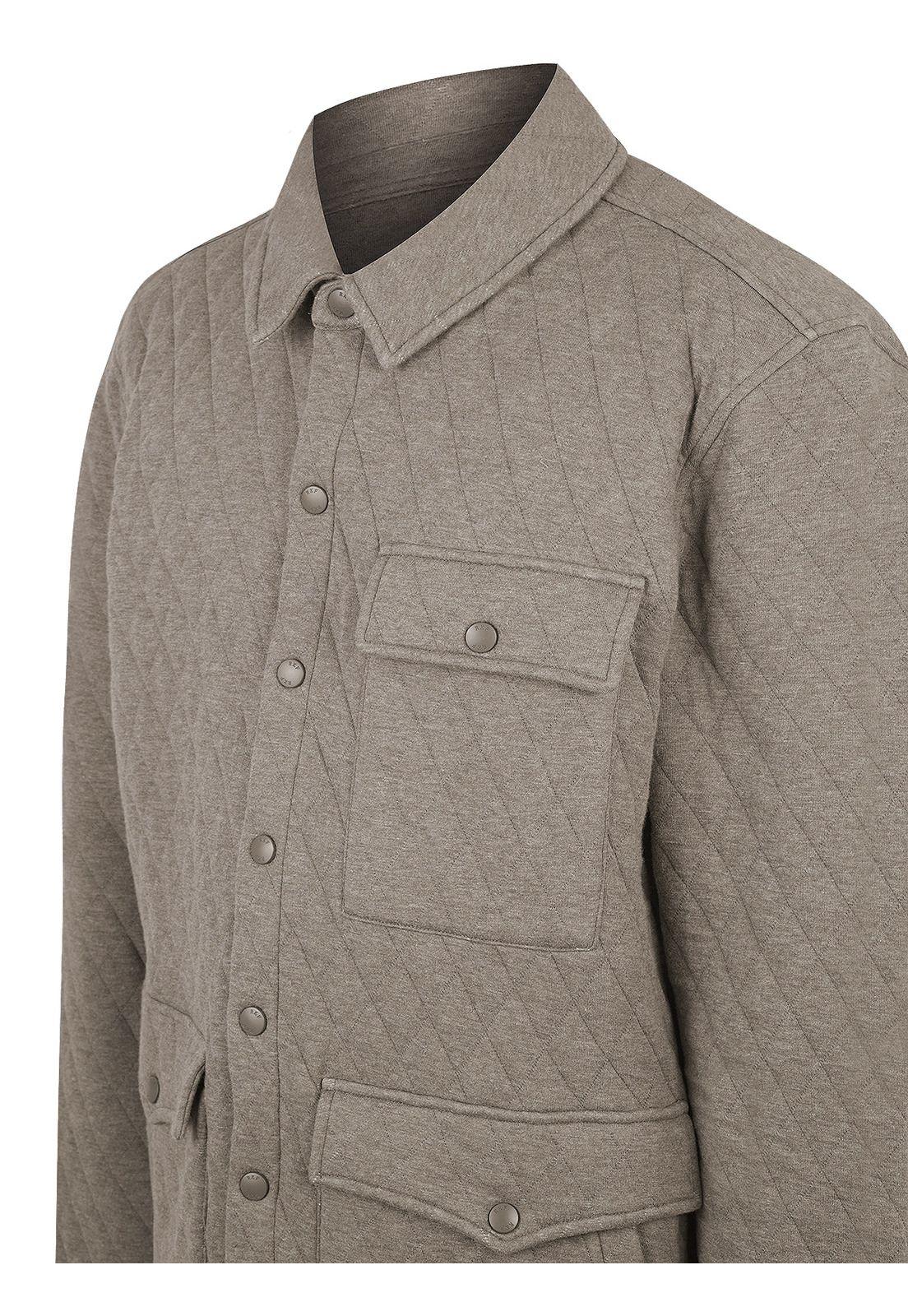 Polerón Fib Recicladas Hombre Burgofull Verde-3