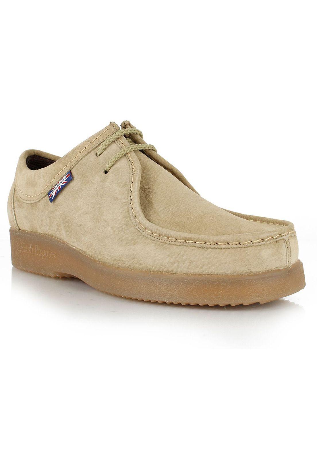 Zapato Cuero Hombre Navajo Taupe-0