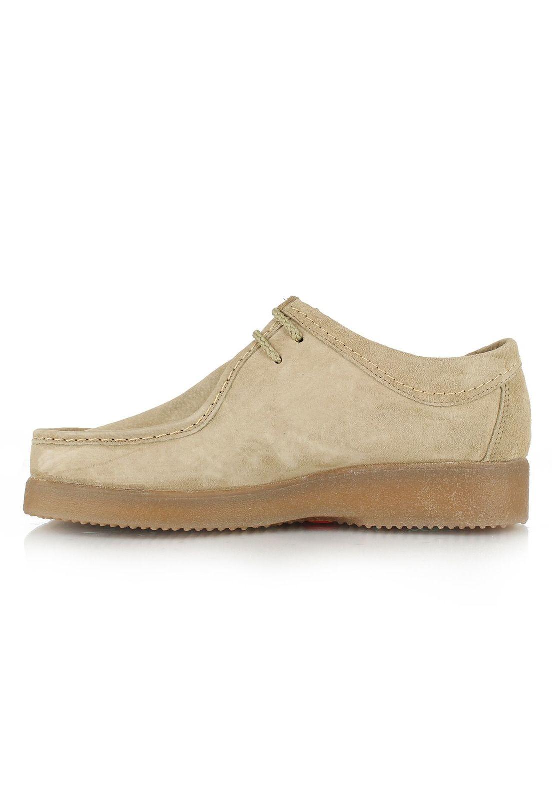 Zapato Cuero Hombre Navajo Taupe-3