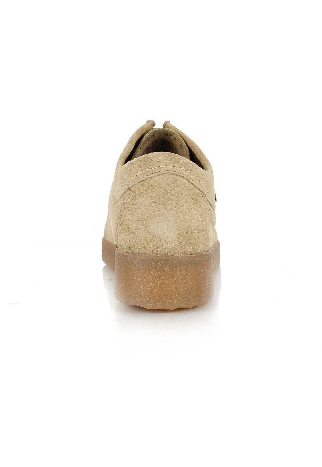 Zapato Cuero Hombre Navajo Taupe-5