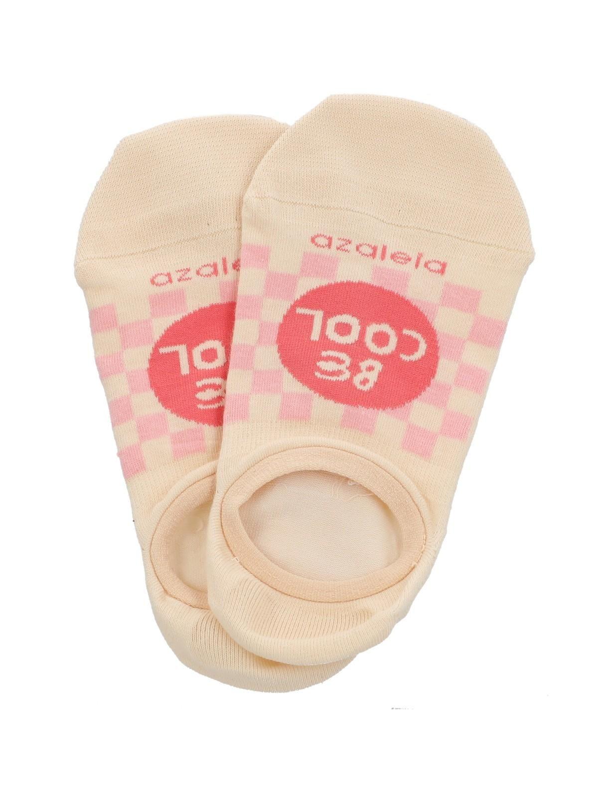 Calcetín Algodón Mujer Inv Becool Beige/Crudo-2