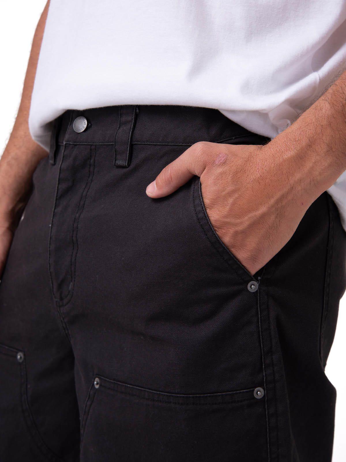 Pantalón Hombre Straight Double Negro-3