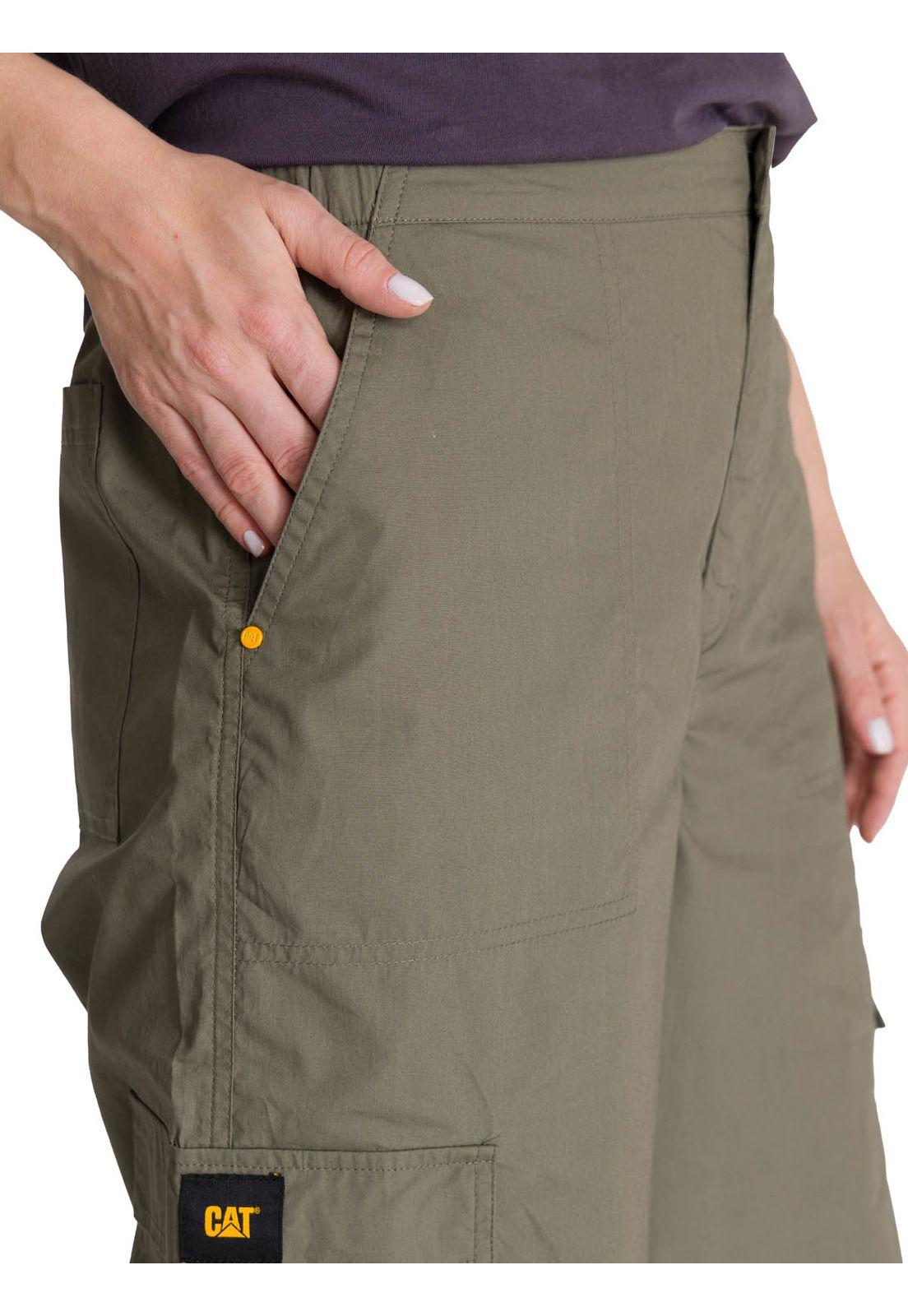 Pantalón Cargo Mujer Pull-On Oliva-5