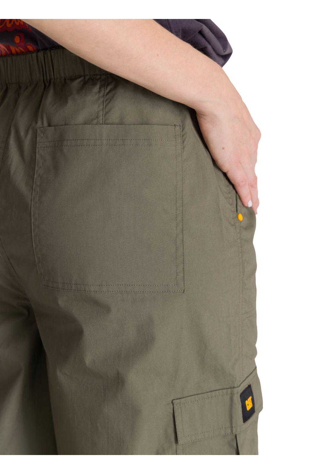 Pantalón Cargo Mujer Pull-On Oliva-6