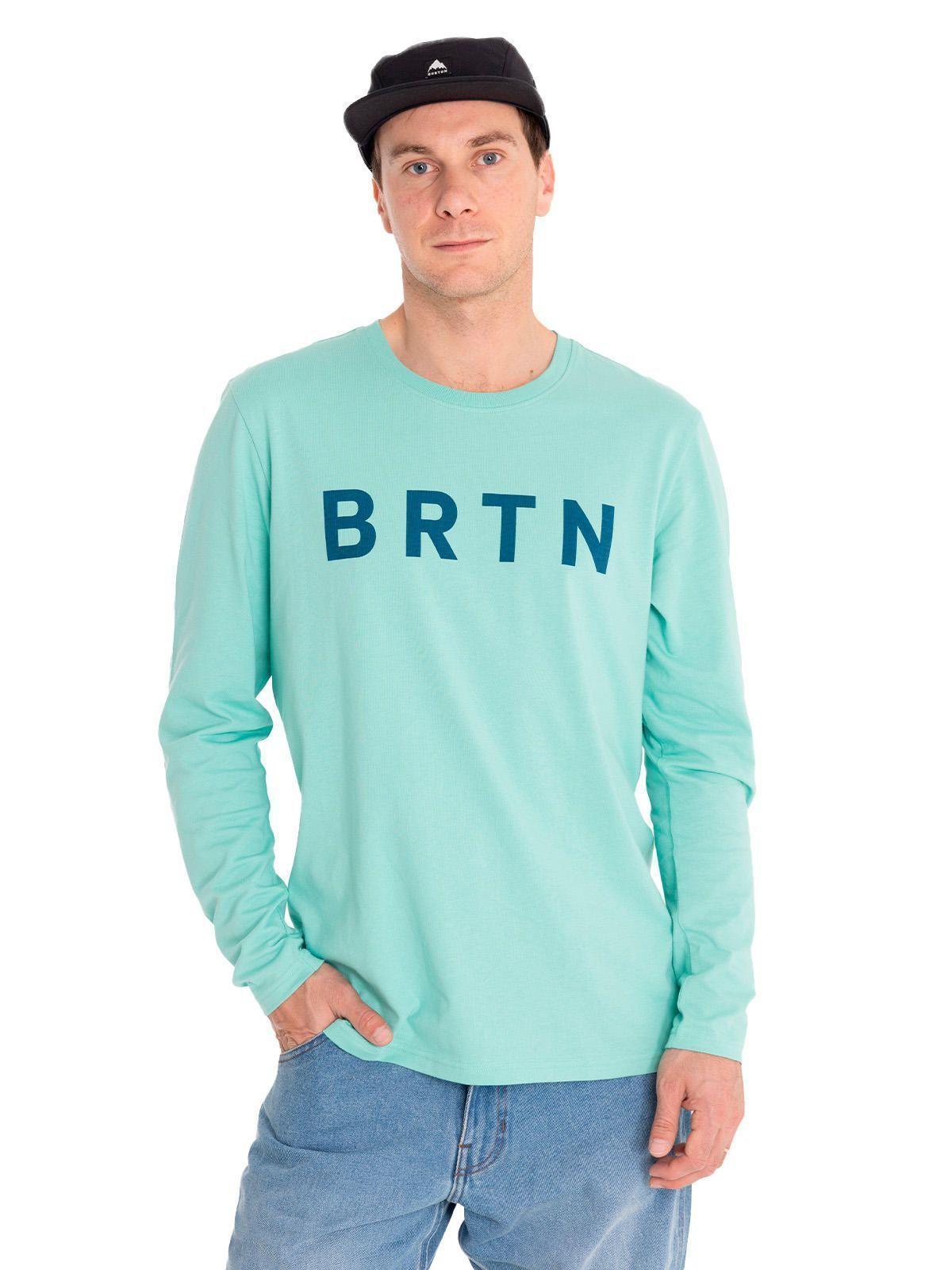 Polera manga larga Hombre Long Sl Verde Agua-0
