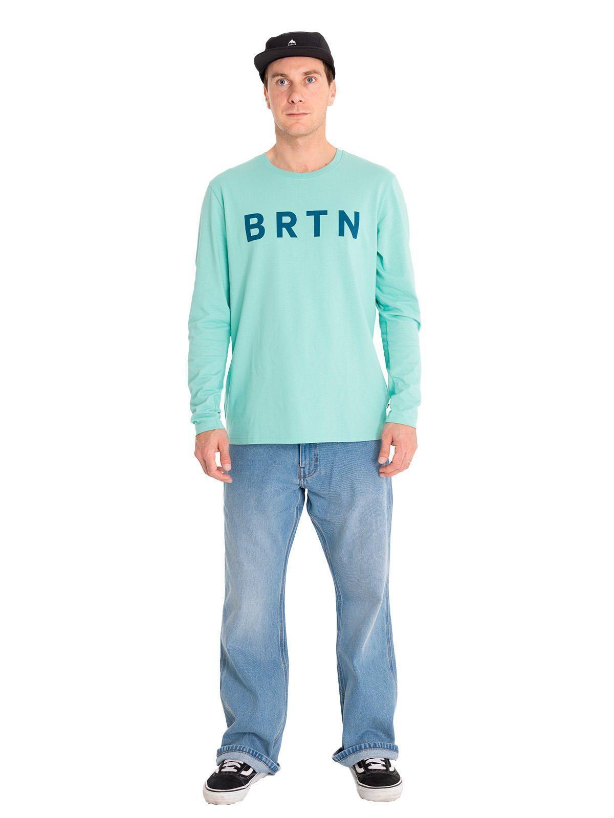 Polera manga larga Hombre Long Sl Verde Agua-3