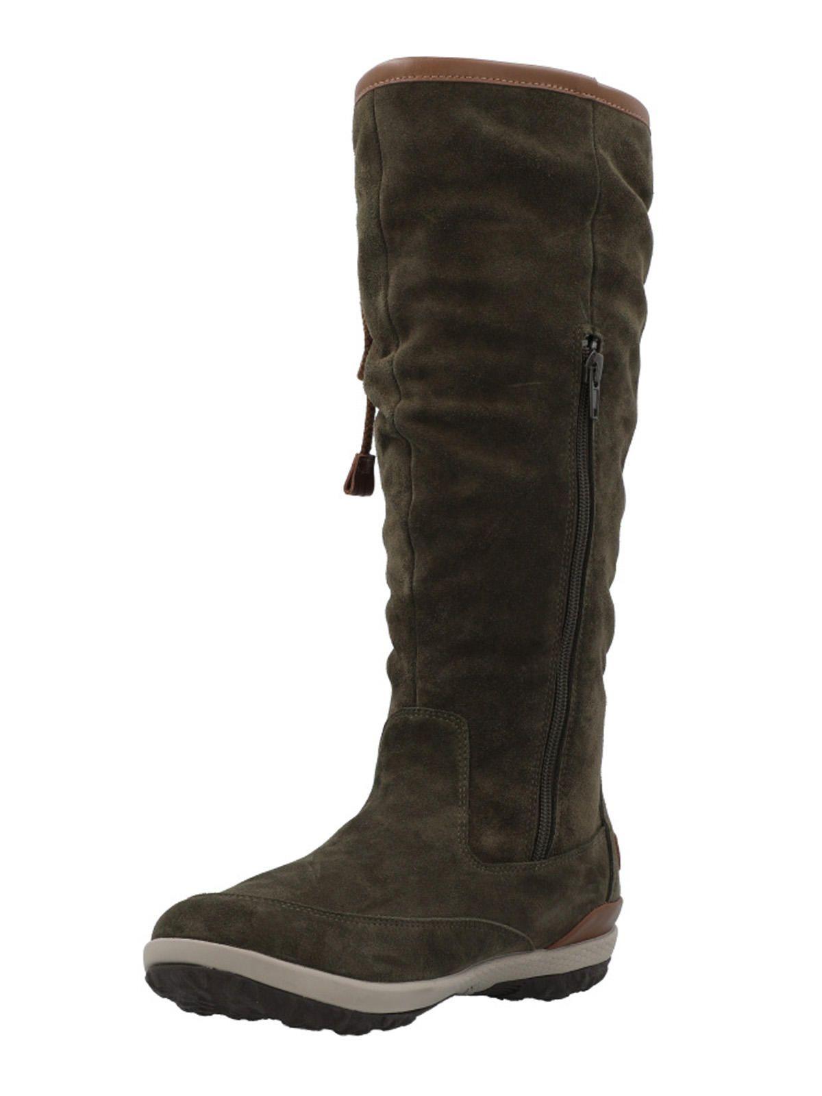 Bota Cuero Mujer New Amboro Verde-4