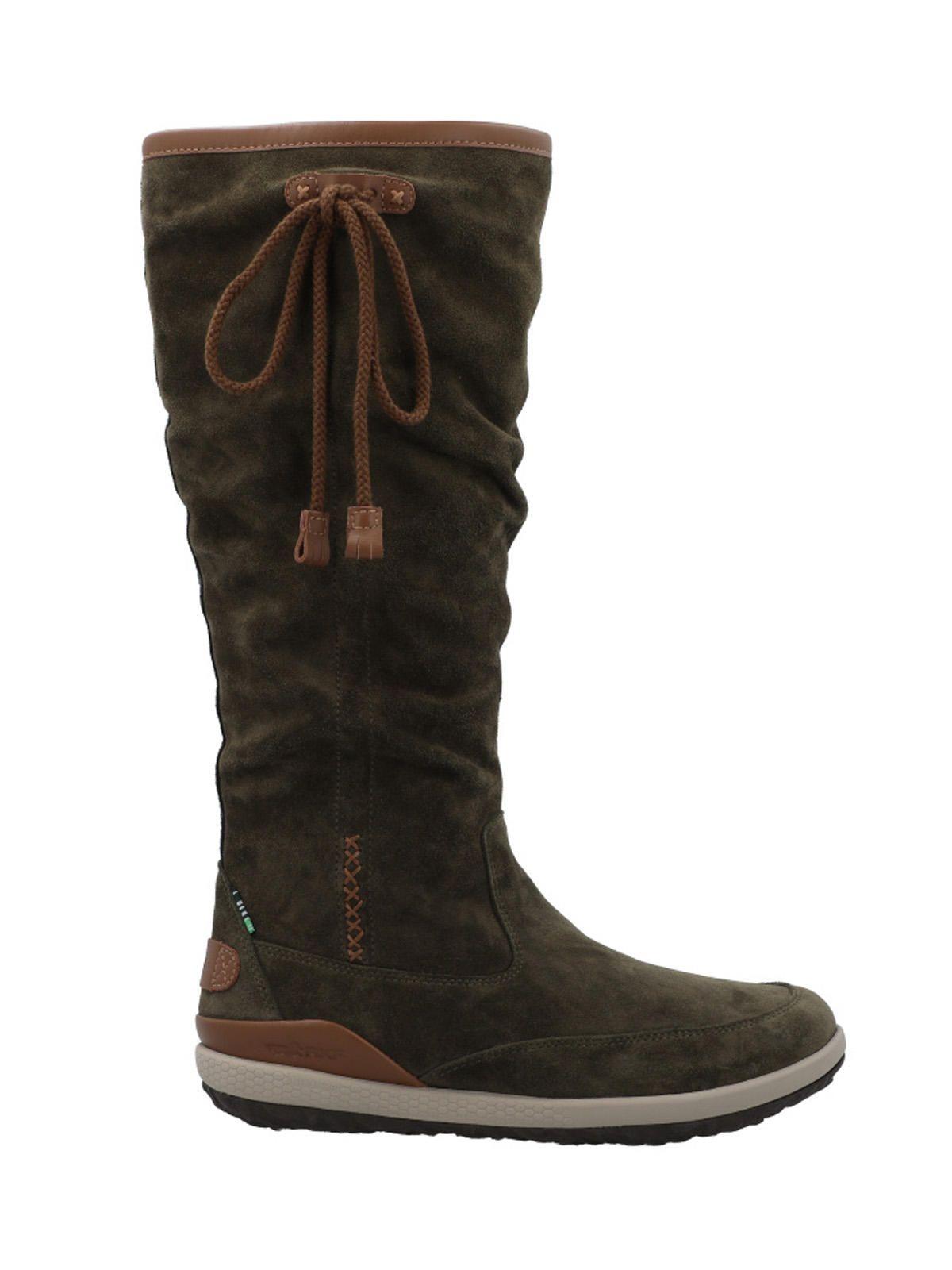 Bota Cuero Mujer New Amboro Verde-0