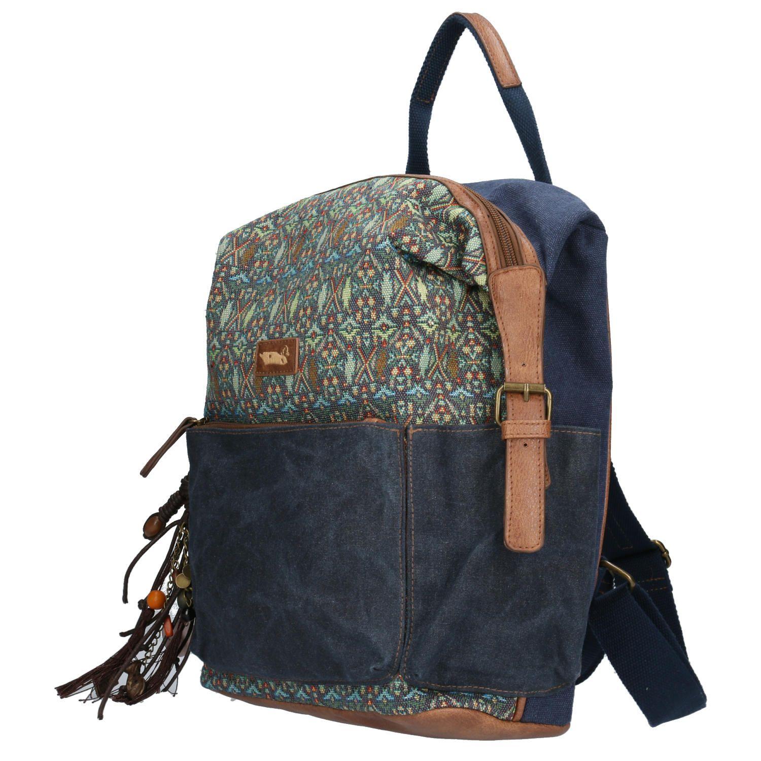 Mochila Mujer Greco Back Azul-1