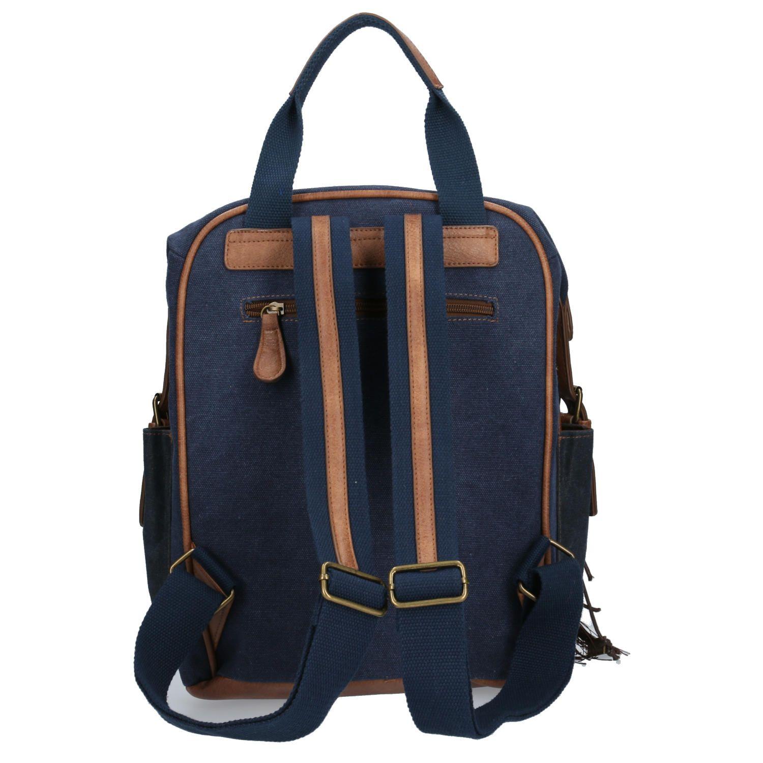 Mochila Mujer Greco Back Azul-2