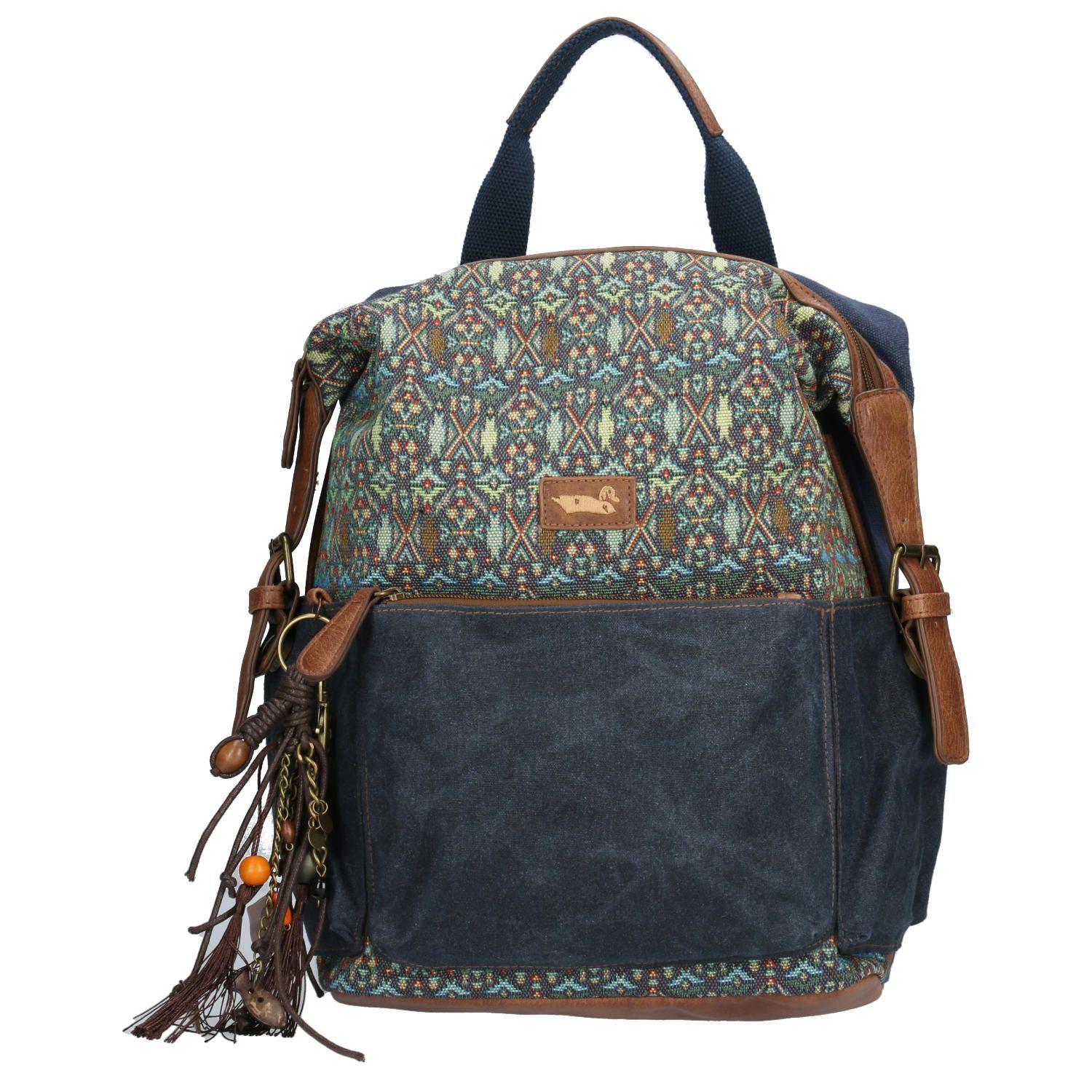 Mochila Mujer Greco Back Azul-0