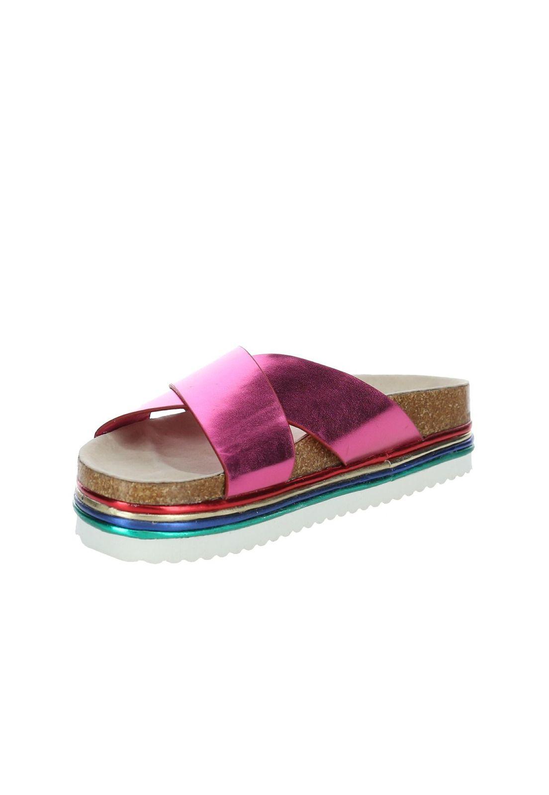 Sandalia Mujer Atta Fucsia-3