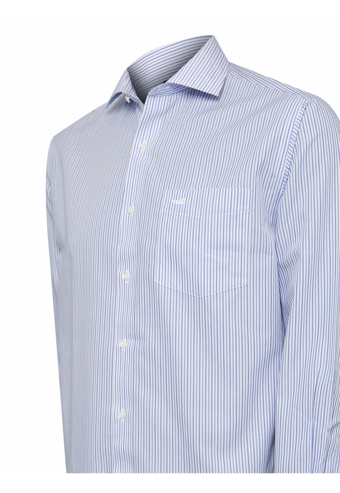 Camisa Cuello Italiano Hombre WF Blanco-4