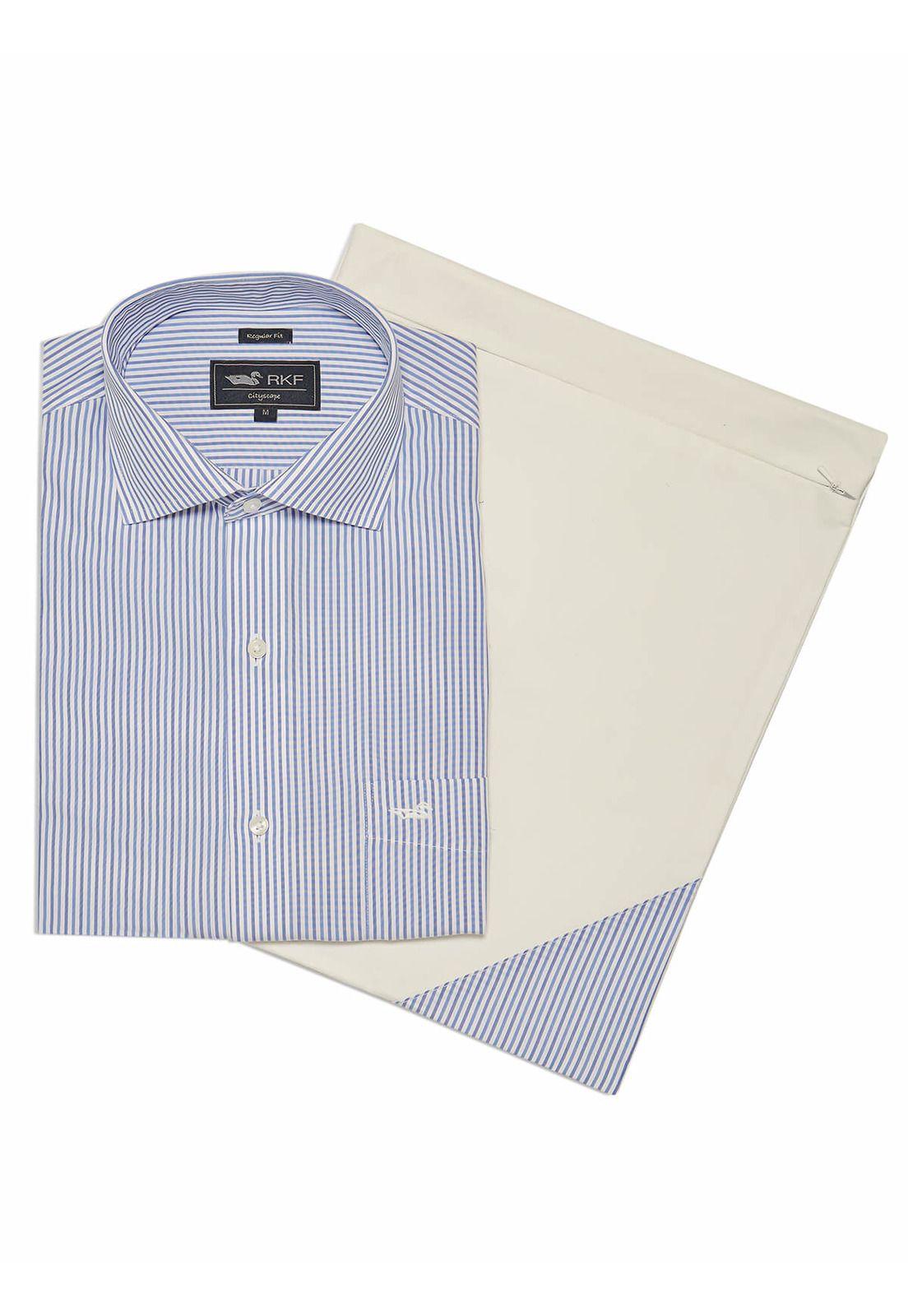Camisa Cuello Italiano Hombre WF Blanco-5