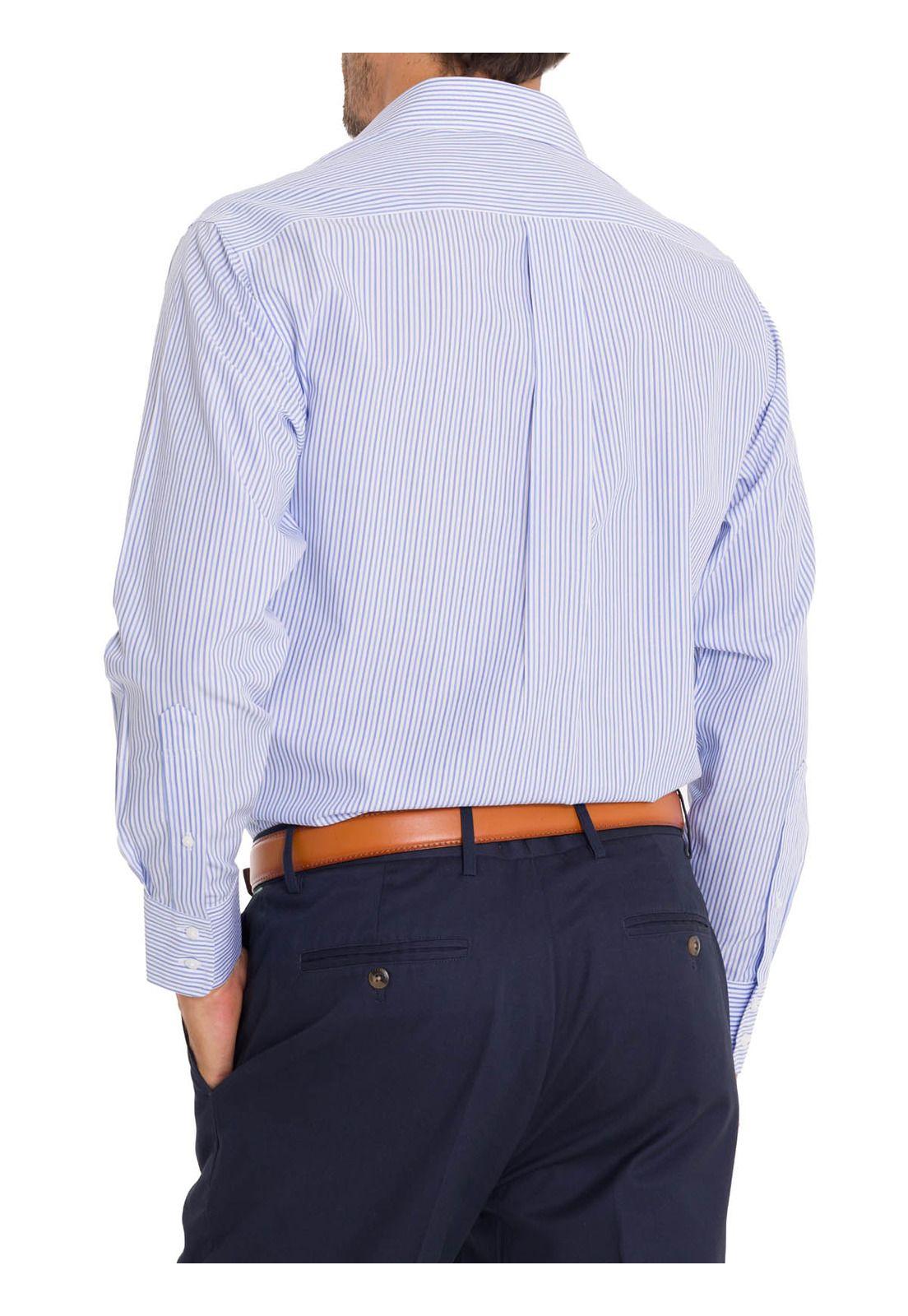Camisa Cuello Italiano Hombre WF Blanco-8