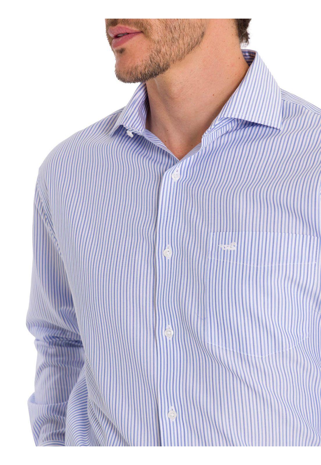 Camisa Cuello Italiano Hombre WF Blanco-9