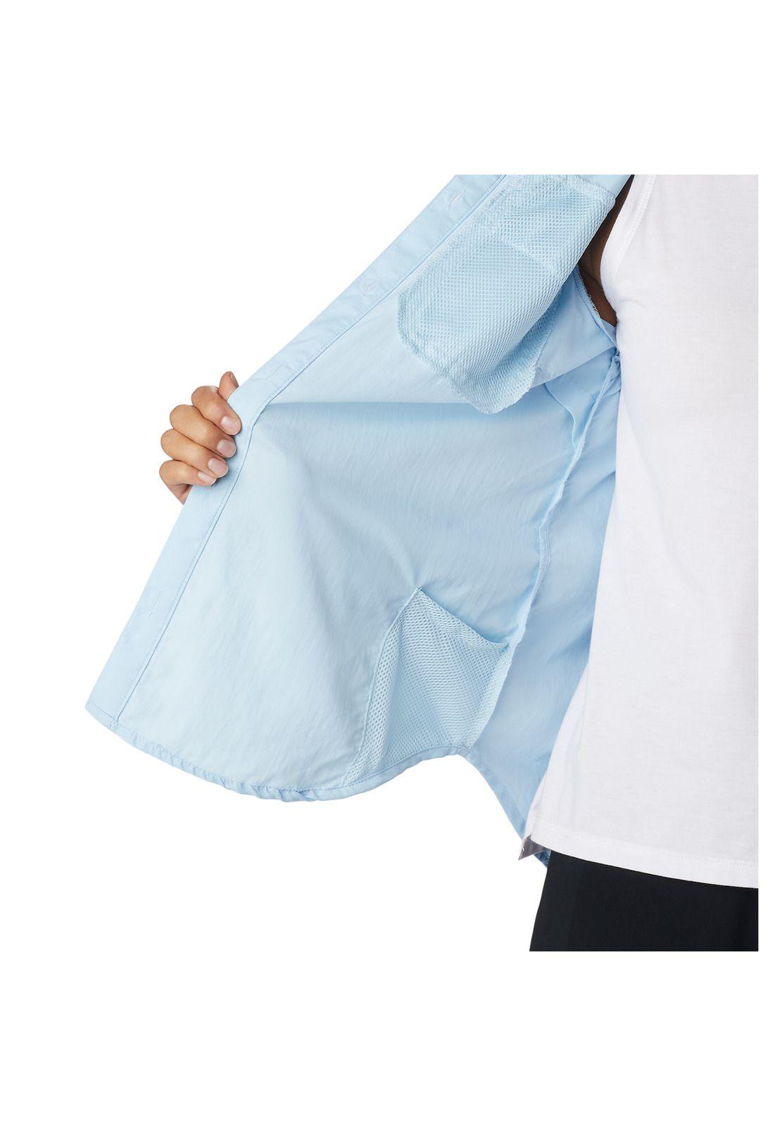 Camisa Silver Ridge 3.0 Ls Celeste Mujer-3