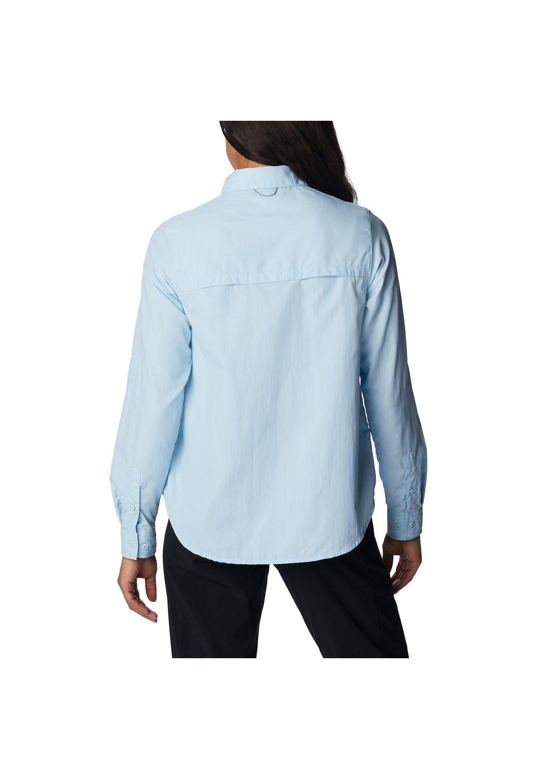 Camisa Silver Ridge 3.0 Ls Celeste Mujer-6