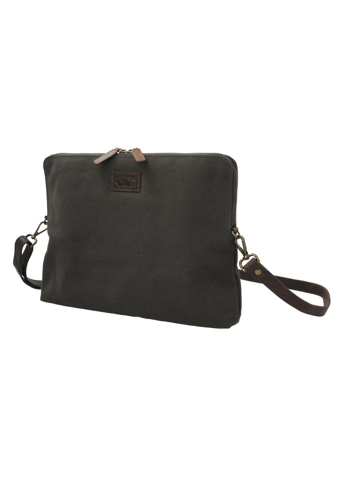 Maletín Cuero Hombre Rcy Baldie Gris-1