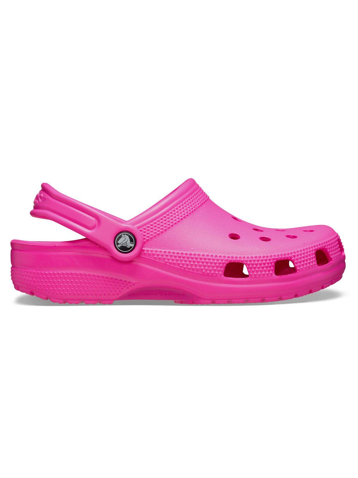 Zueco Crocs Mujer Classic Clog Rosado Fucsia-0