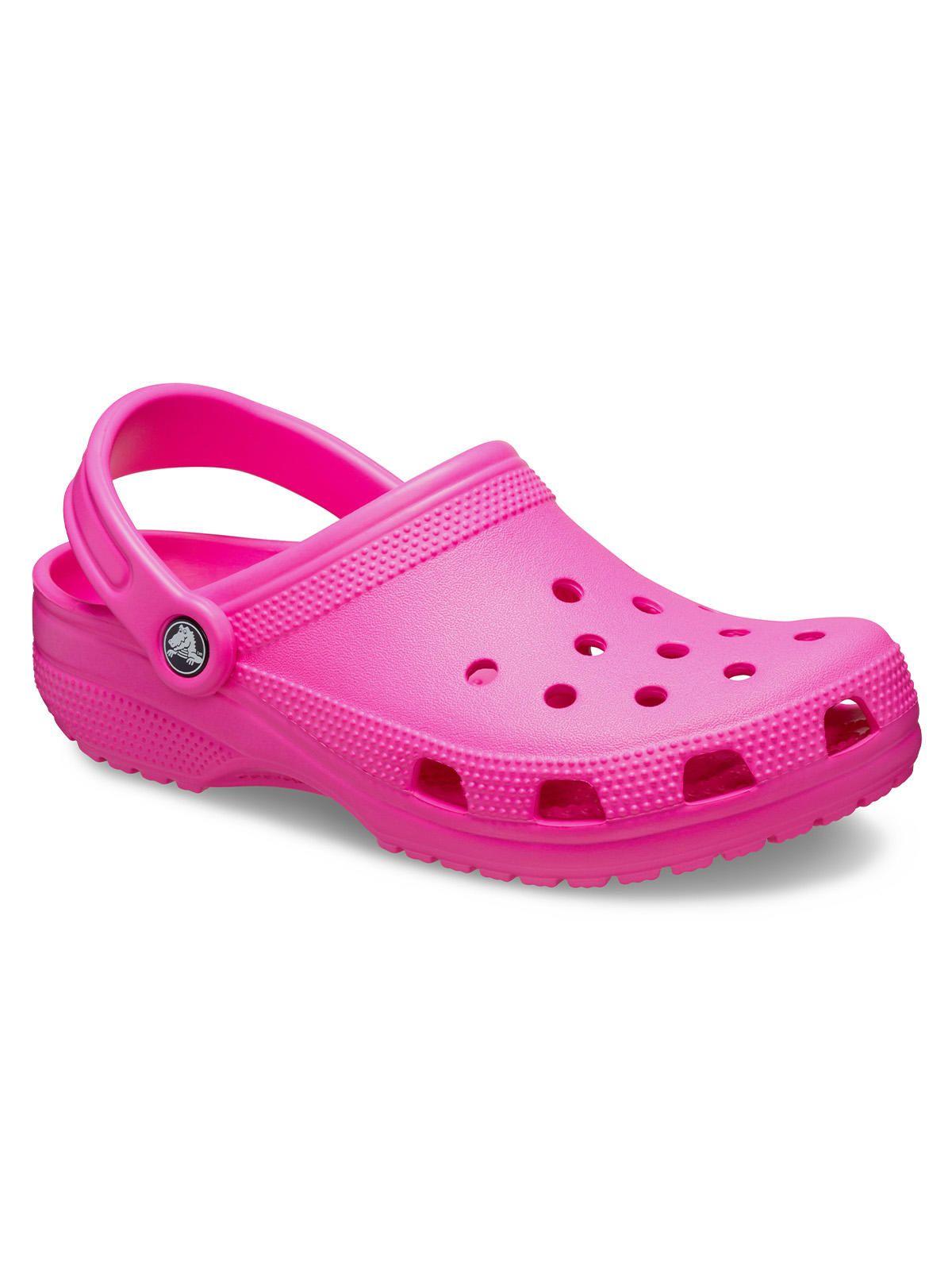 Zueco Crocs Mujer Classic Clog Rosado Fucsia-6