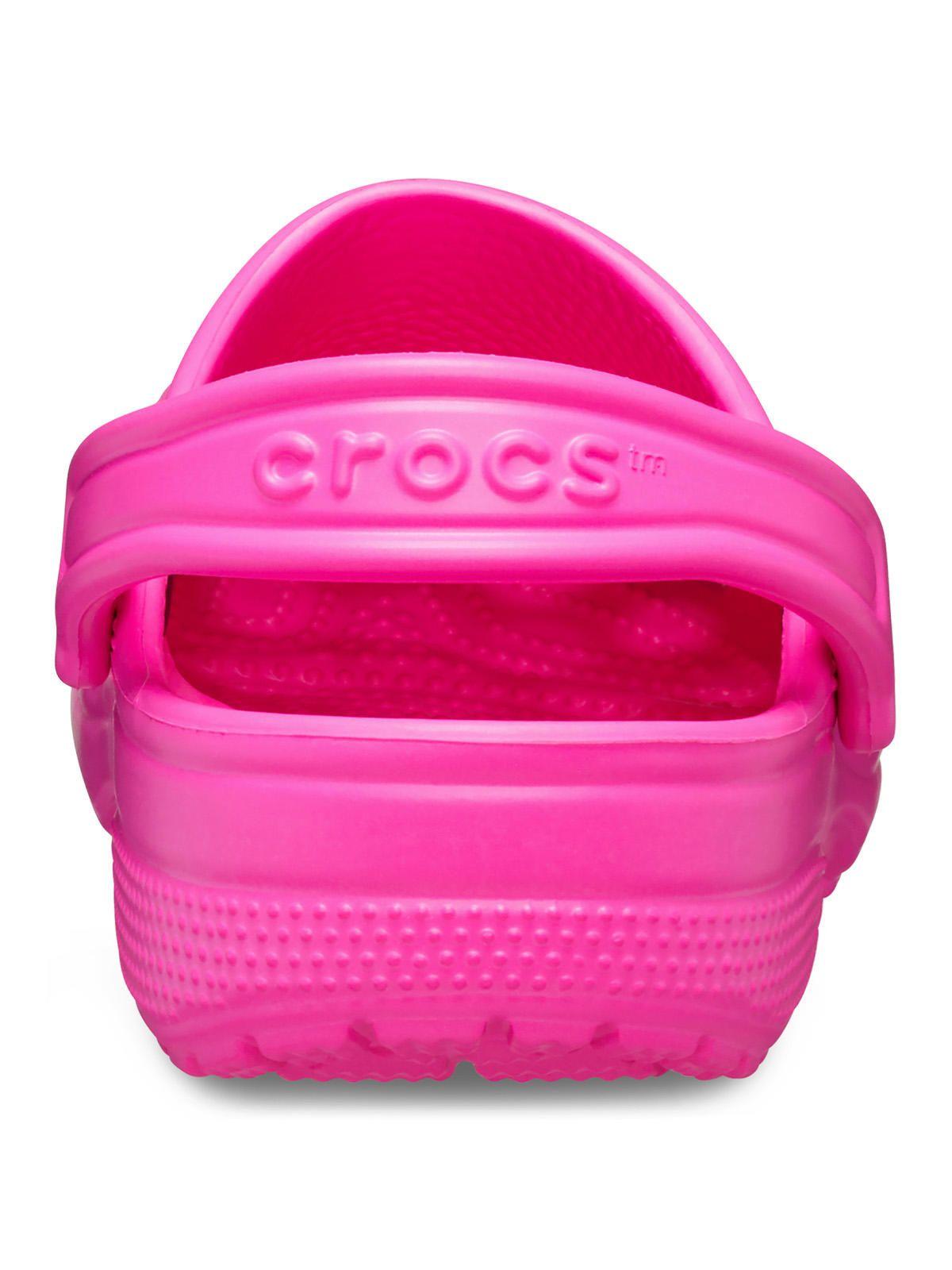Zueco Crocs Mujer Classic Clog Rosado Fucsia-7