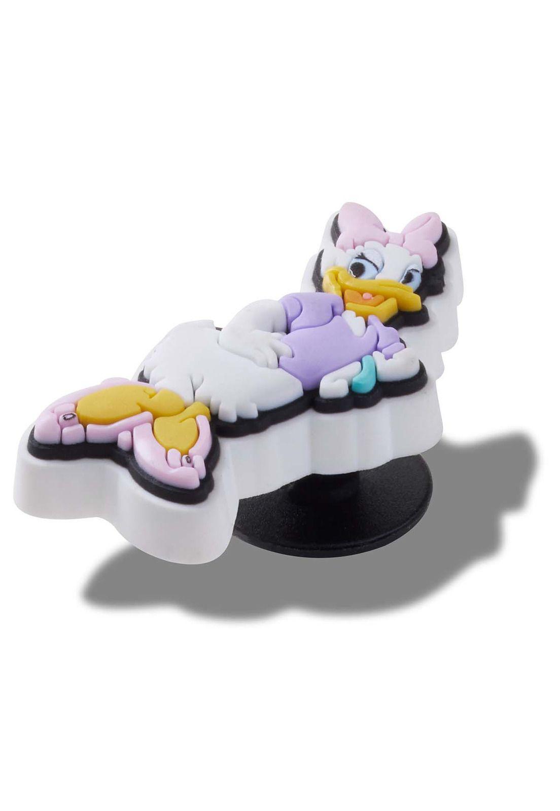 Jibbitz Crocs Pato Margarita Disney Rosado-2