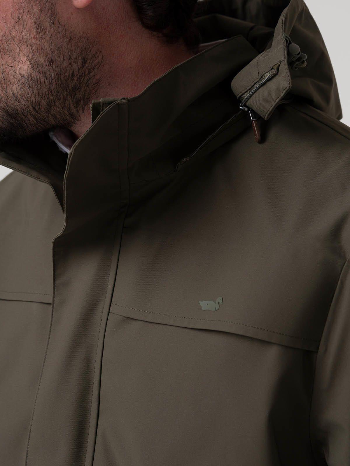 Impermeable Pet Reciclado Hombre Rain Verde-7