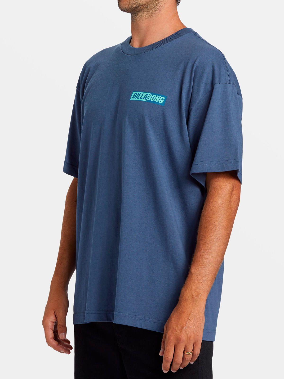 Polera Manga Corta Hombre Nightmare Azul-3