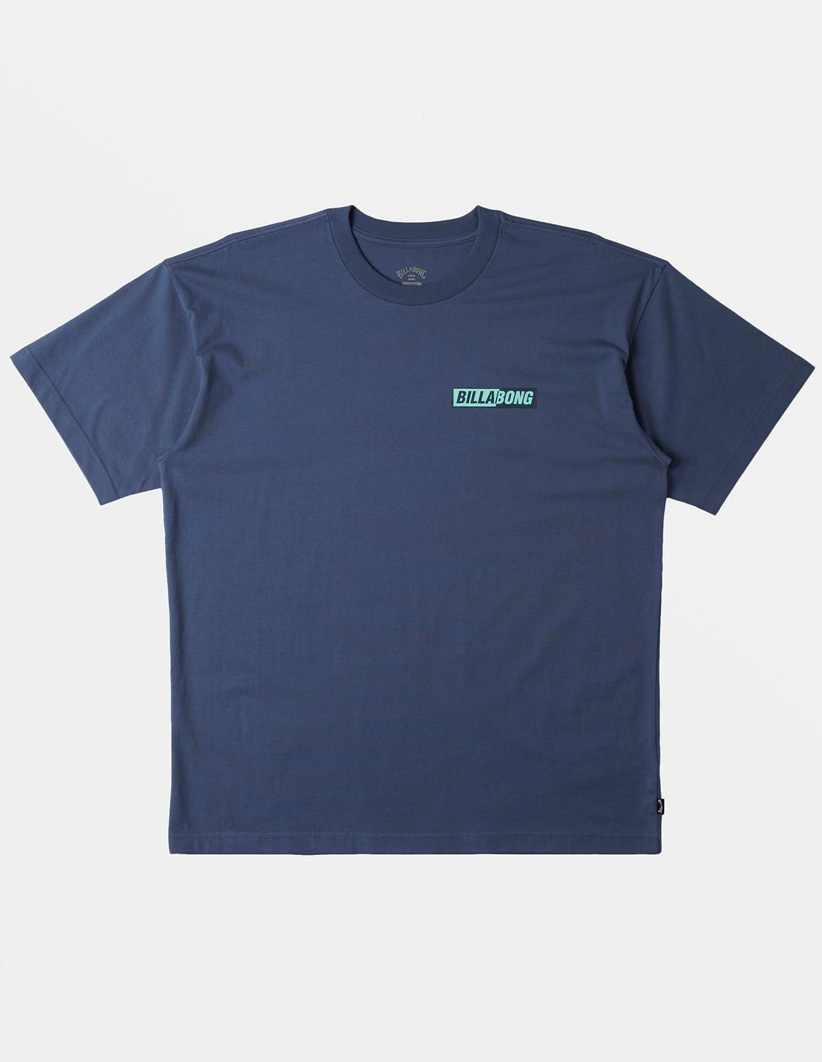 Polera Manga Corta Hombre Nightmare Azul-6