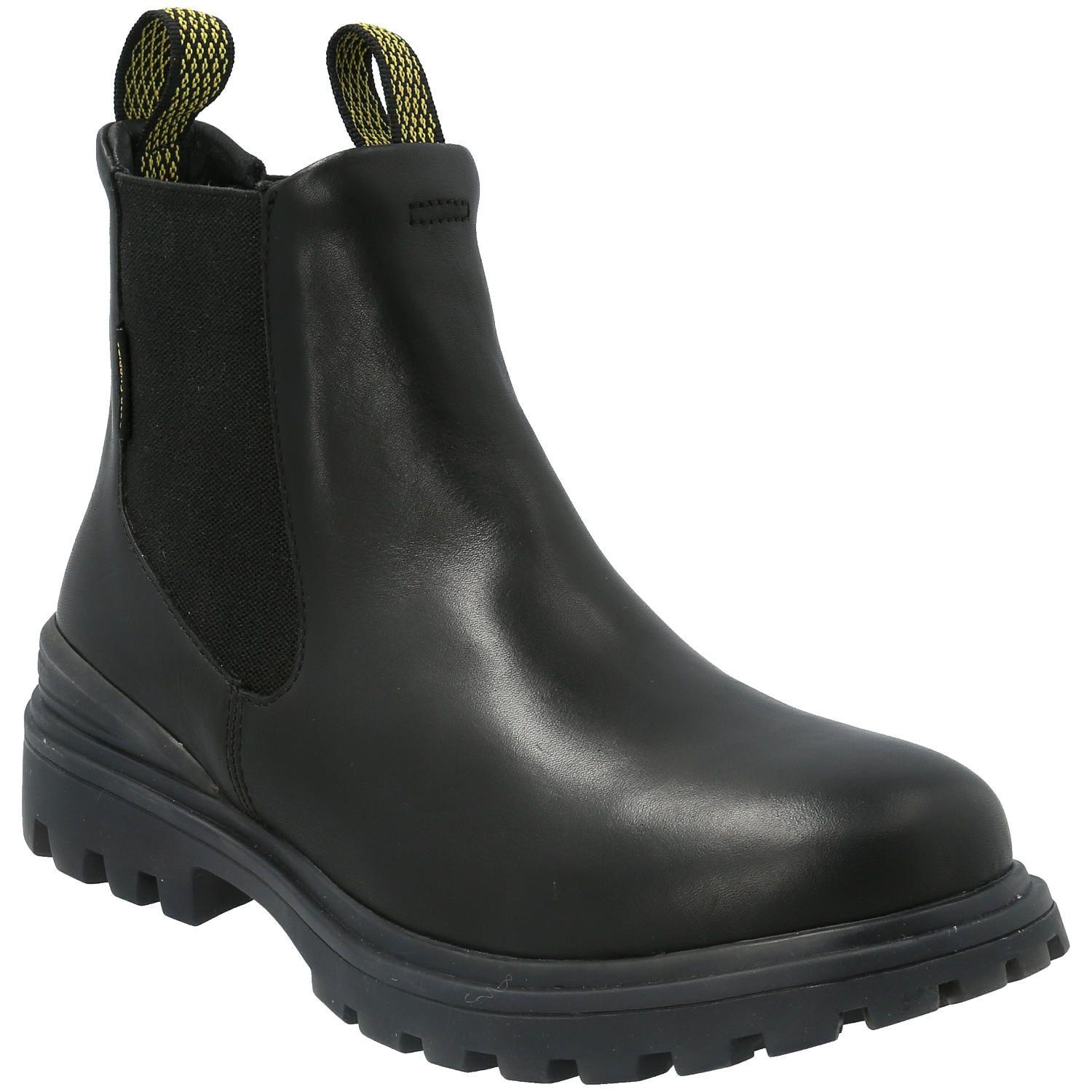 Botín Cuero Mujer One And Only Negro-0