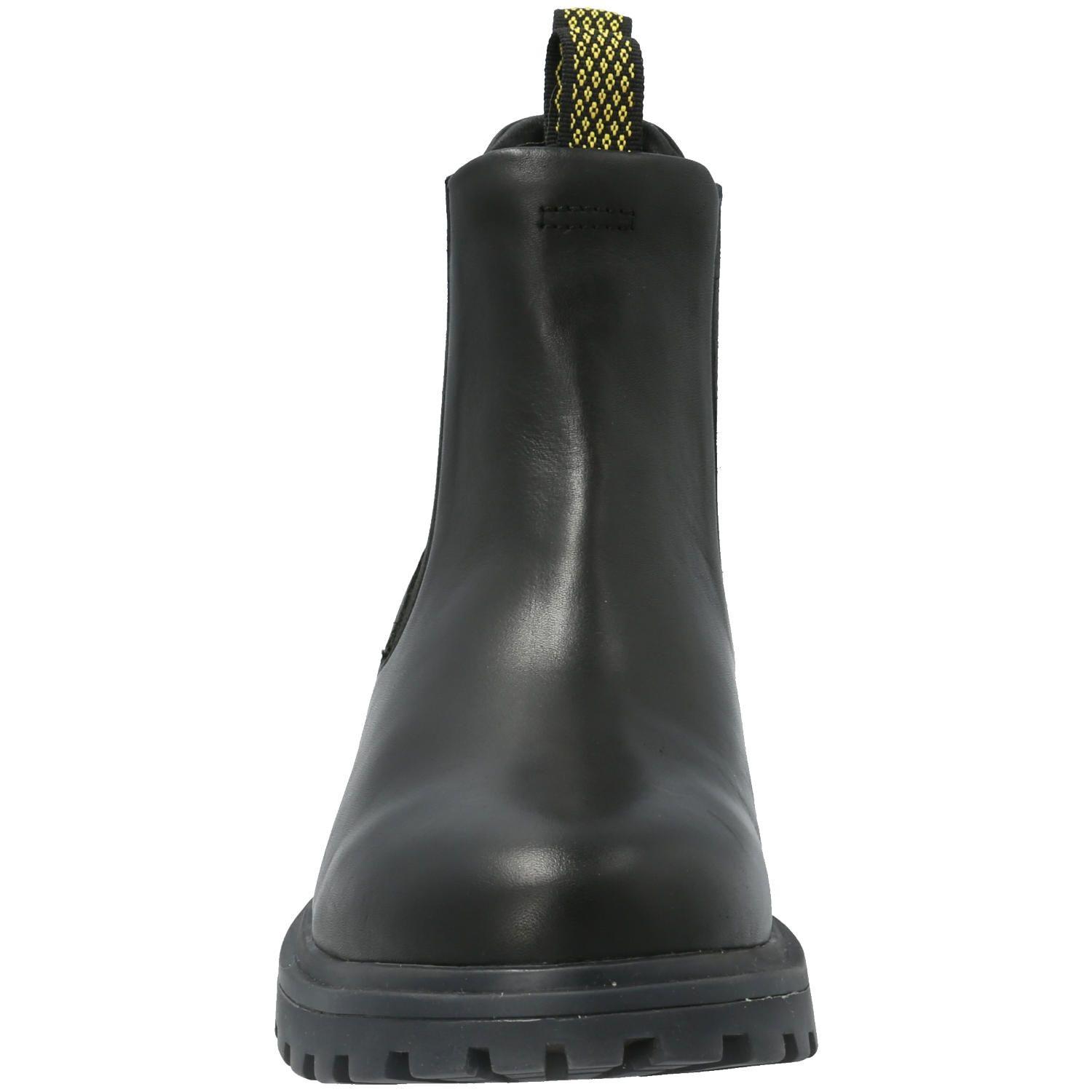 Botín Cuero Mujer One And Only Negro-2