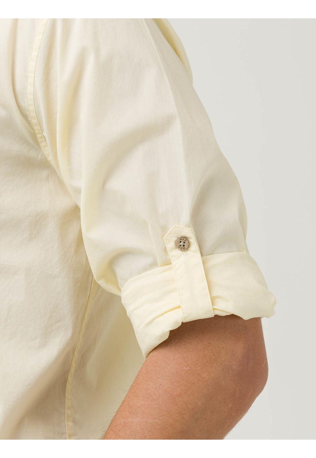 Camisa Algodón Org Hombre Galiton Amarillo-7