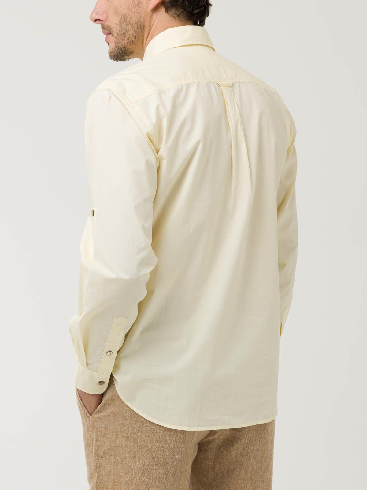 Camisa Algodón Org Hombre Galiton Amarillo-5