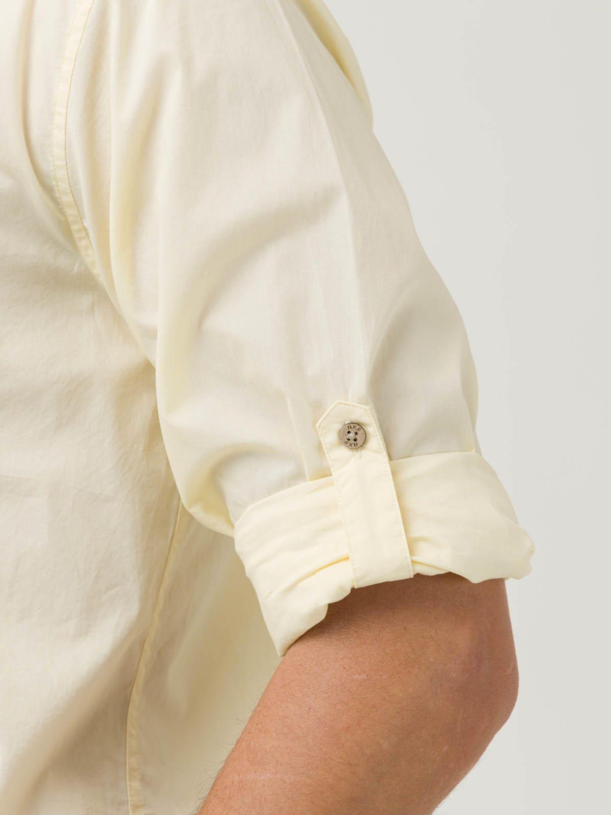 Camisa Algodón Org Hombre Galiton Amarillo-7