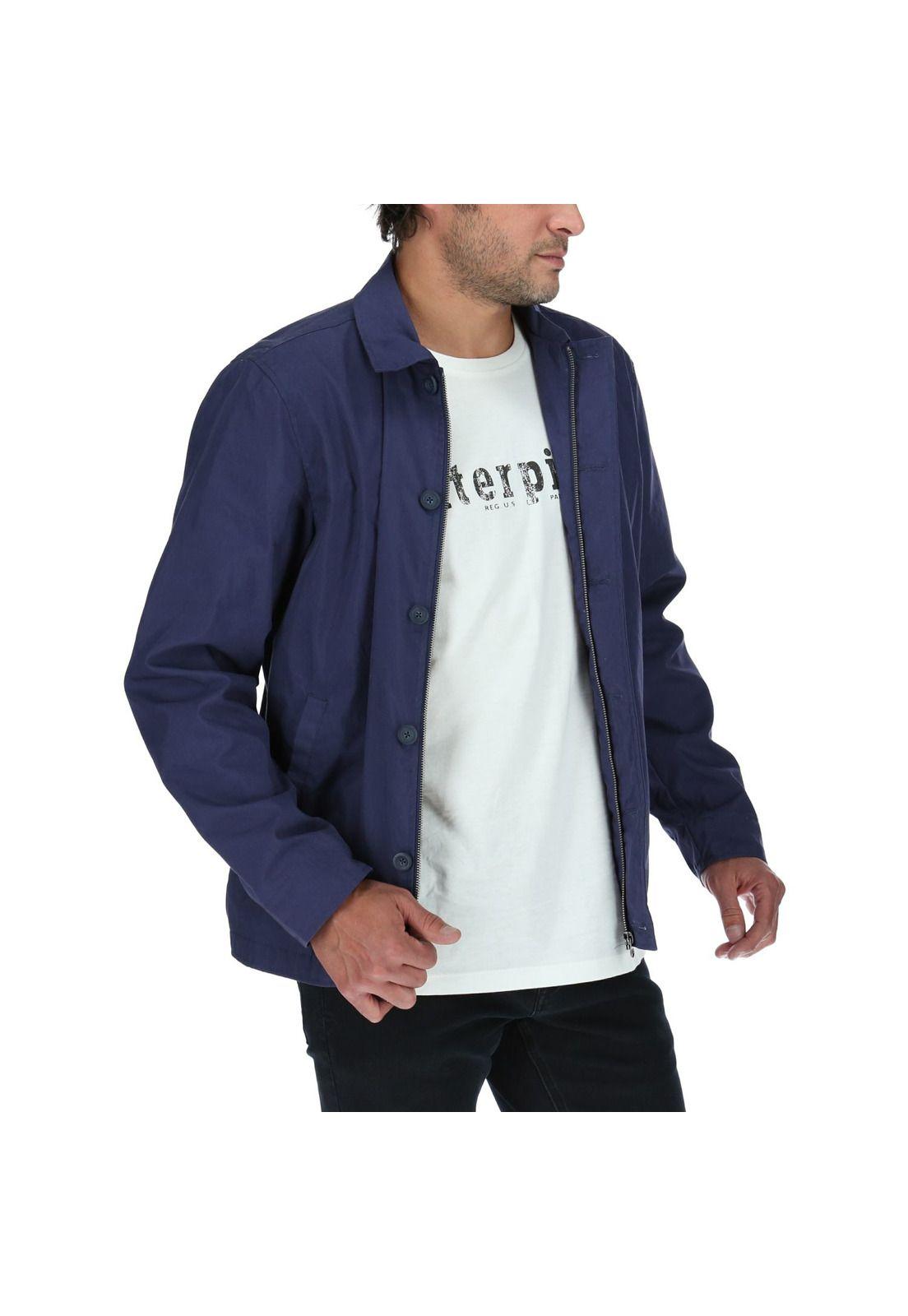 Chaqueta Hombre Short Field Jacket Azul-3