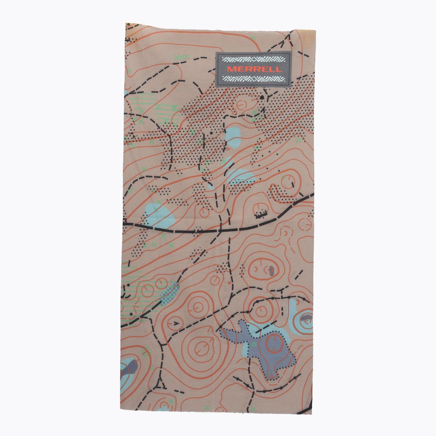 Cuello Unisex Maumeelight Neck Gaiter Map Crema-0