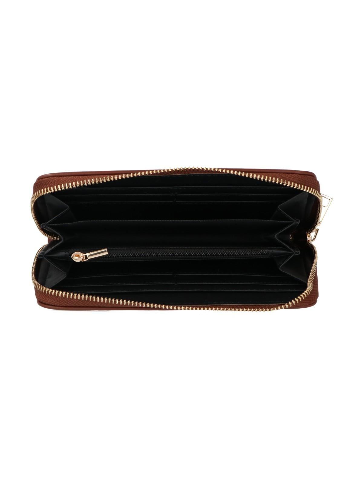 Billetera Mujer Flower Wallet Café-2