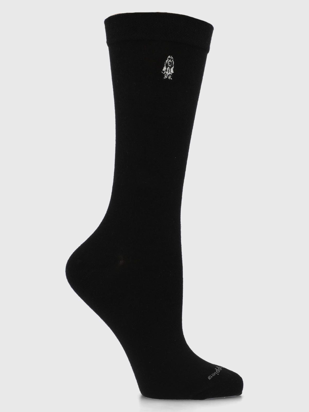 Calcetin Algodón Mujer Classic Negro-0