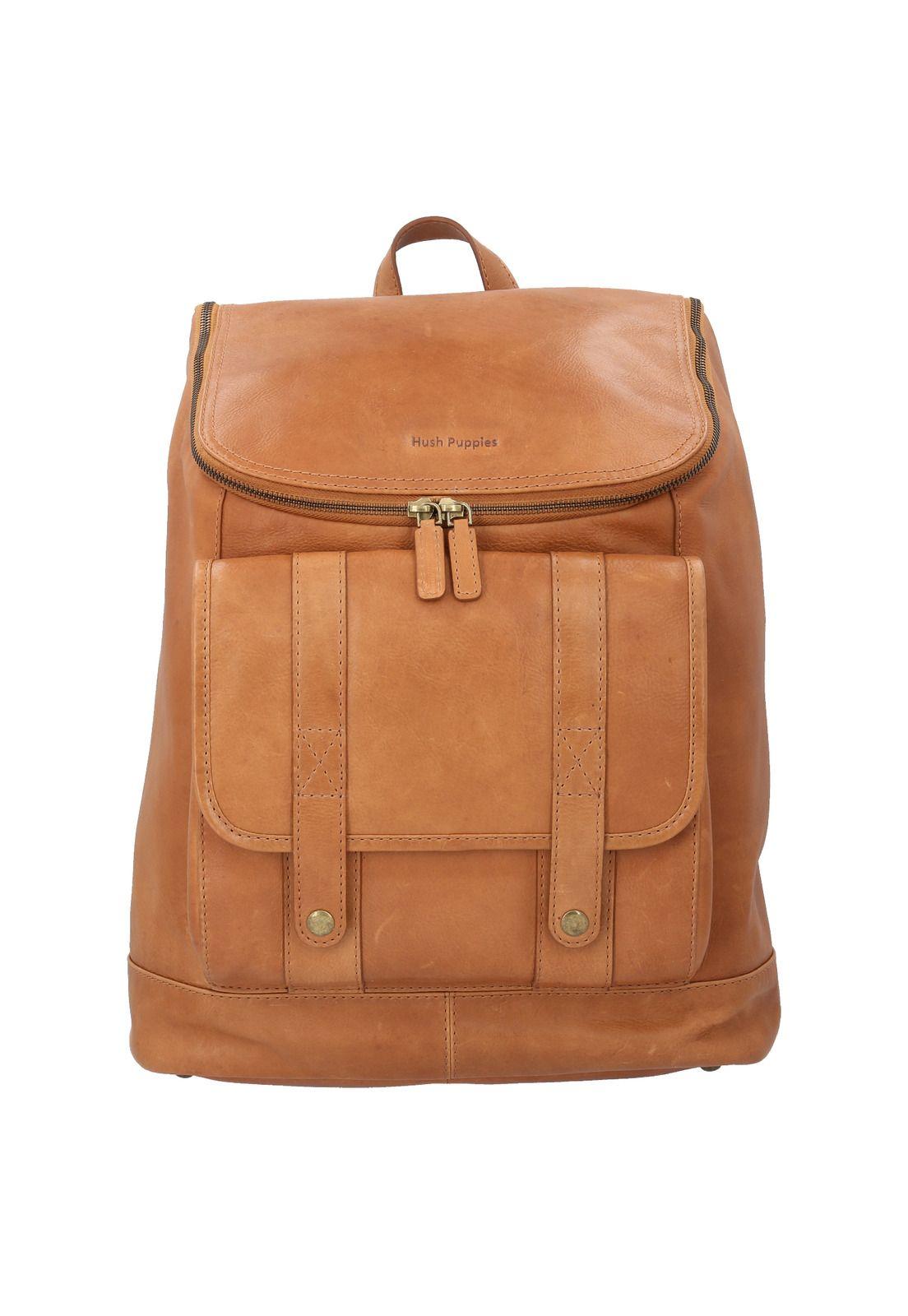 Mochila Cuero Hombre Omi Poe Back Café-0