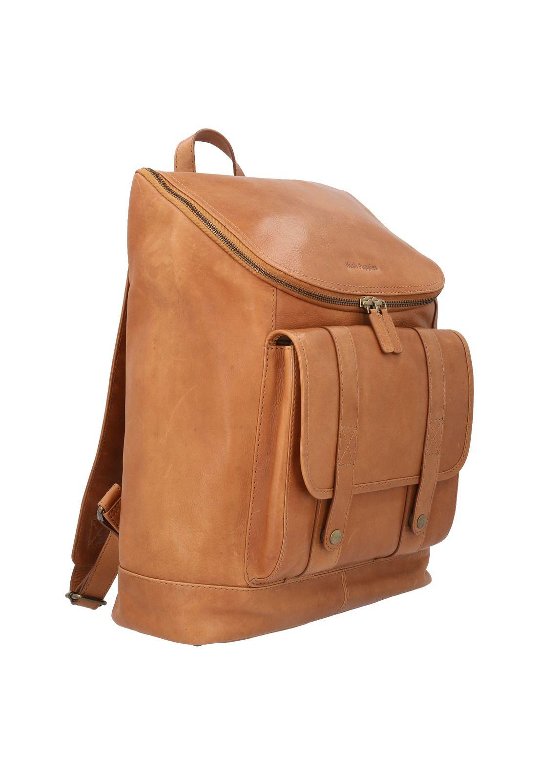 Mochila Cuero Hombre Omi Poe Back Café-2