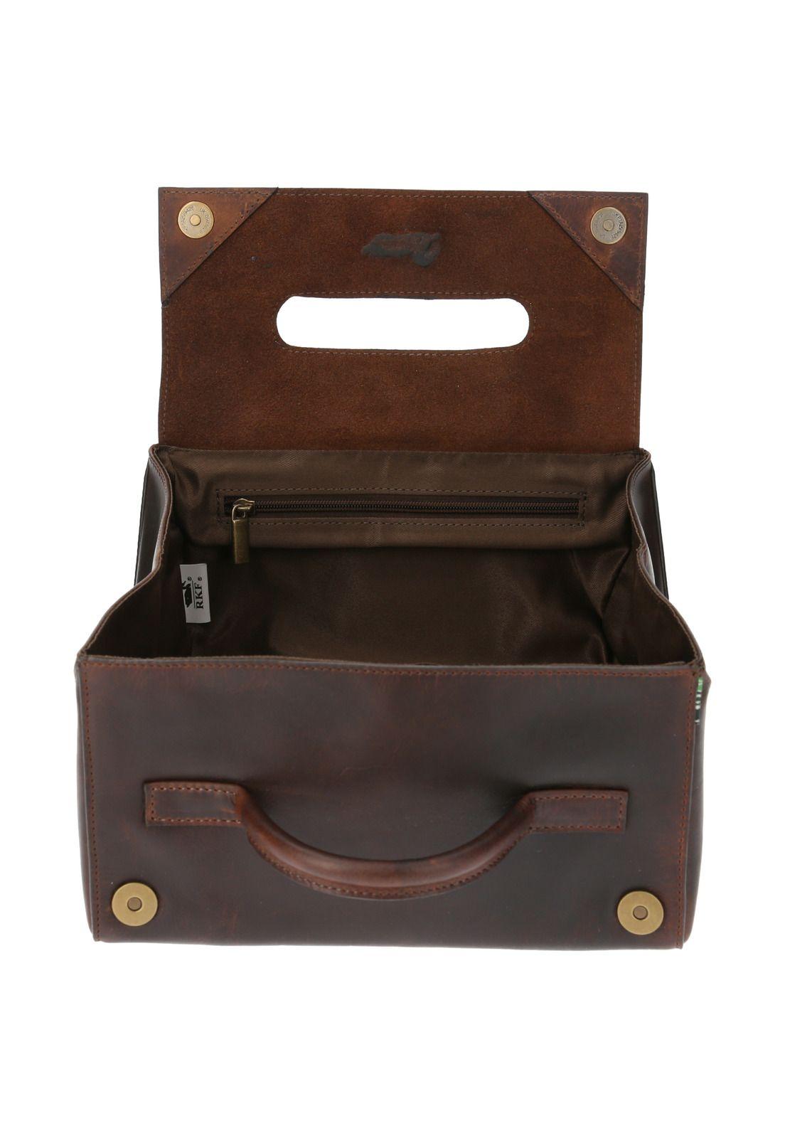 Neceser Cuero Unisex Tc New Café-3