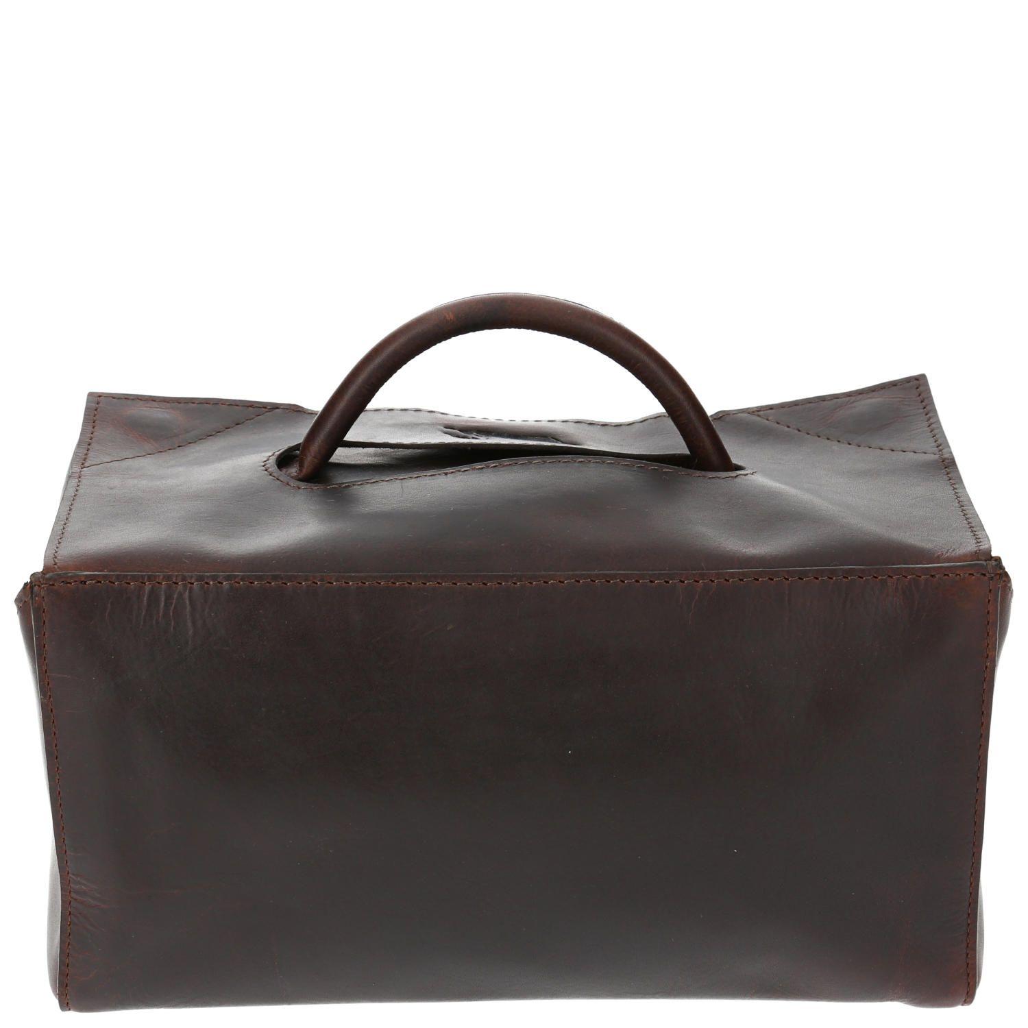 Neceser Cuero Unisex Tc New Café-2
