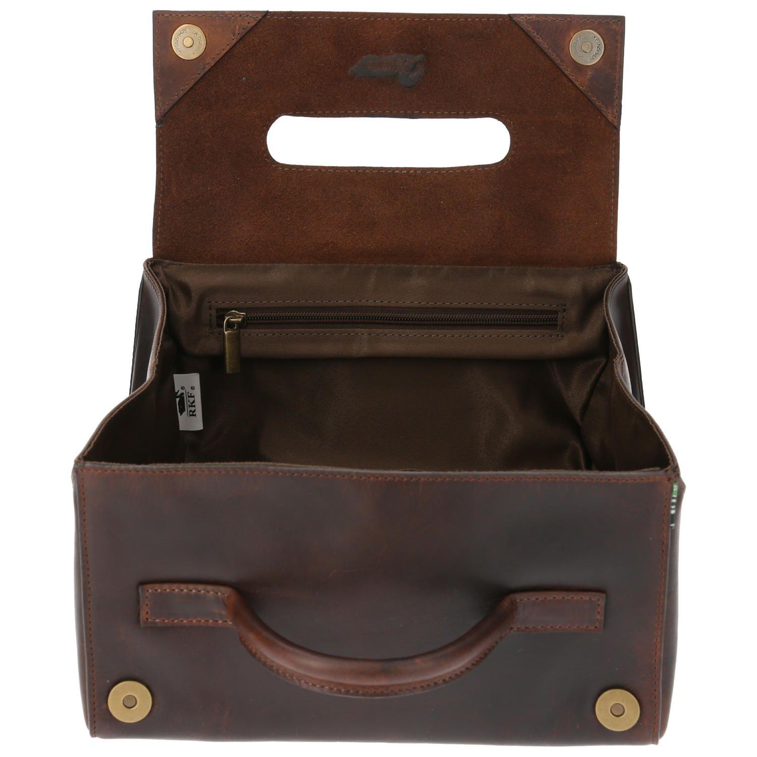Neceser Cuero Unisex Tc New Café-3