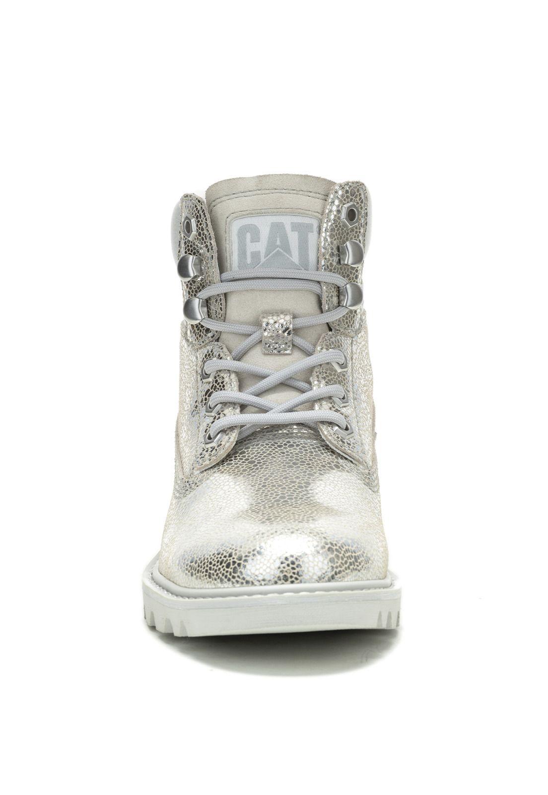 Botin Cuero Mujer Colorado Womens Metalizado-4