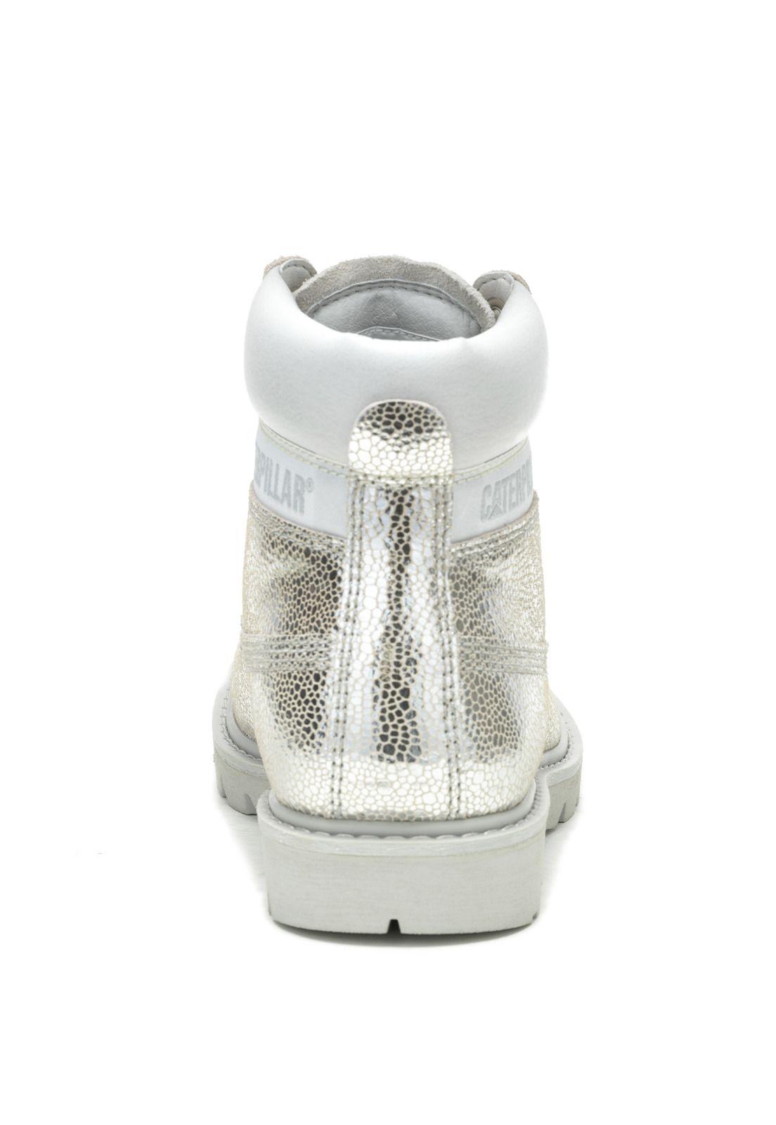 Botin Cuero Mujer Colorado Womens Metalizado-5