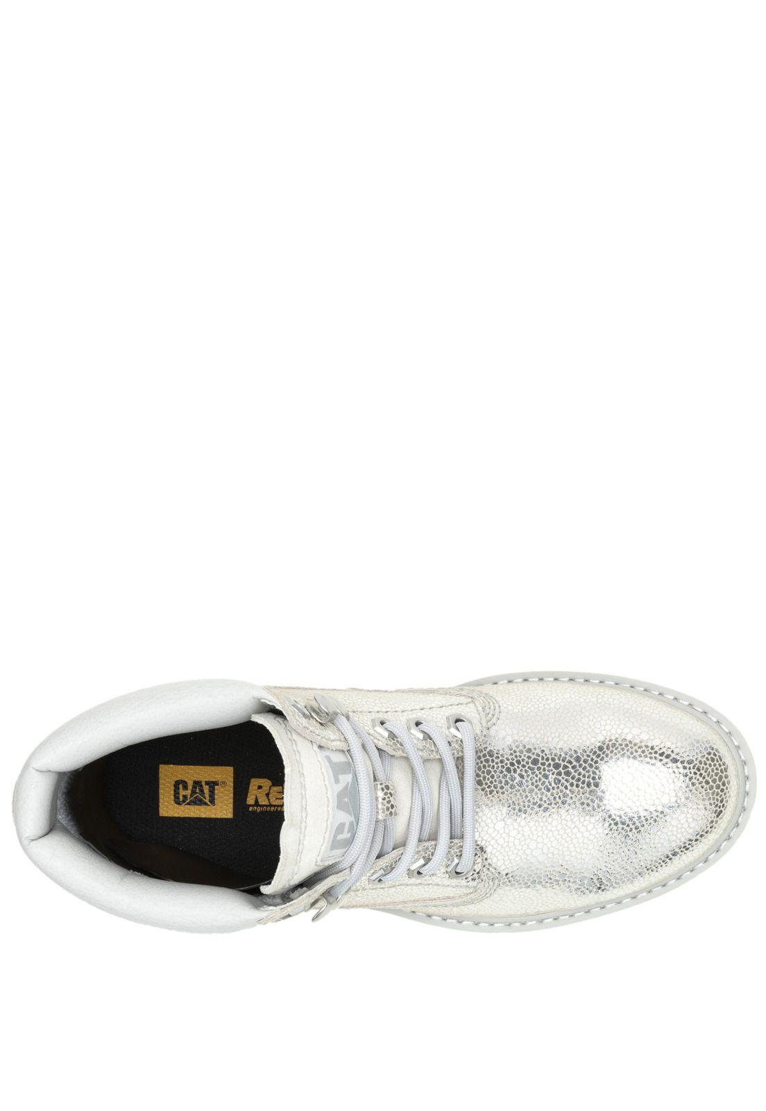 Botin Cuero Mujer Colorado Womens Metalizado-6