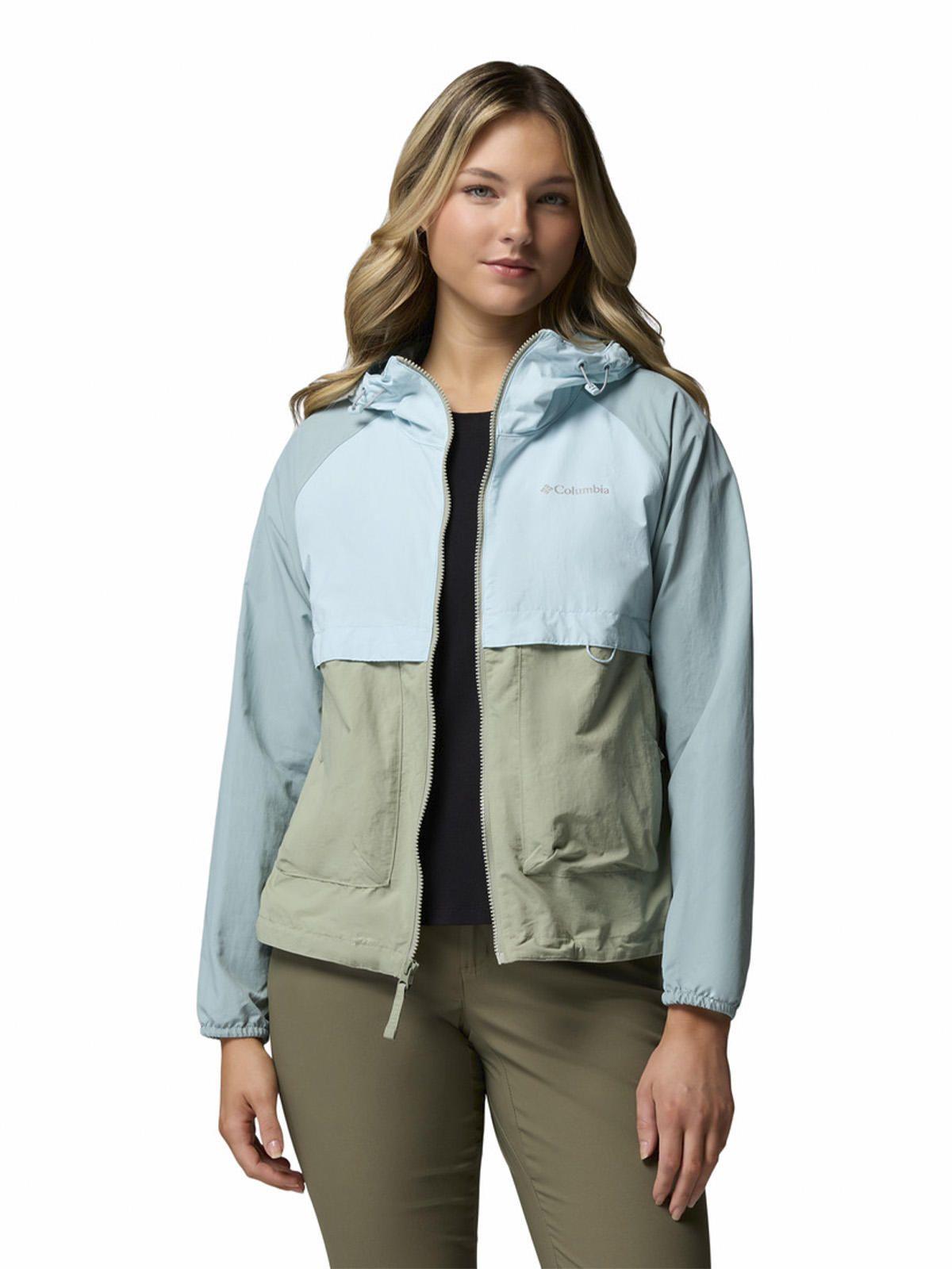 Cortaviento Mujer Spire Valley Wind Beige-3