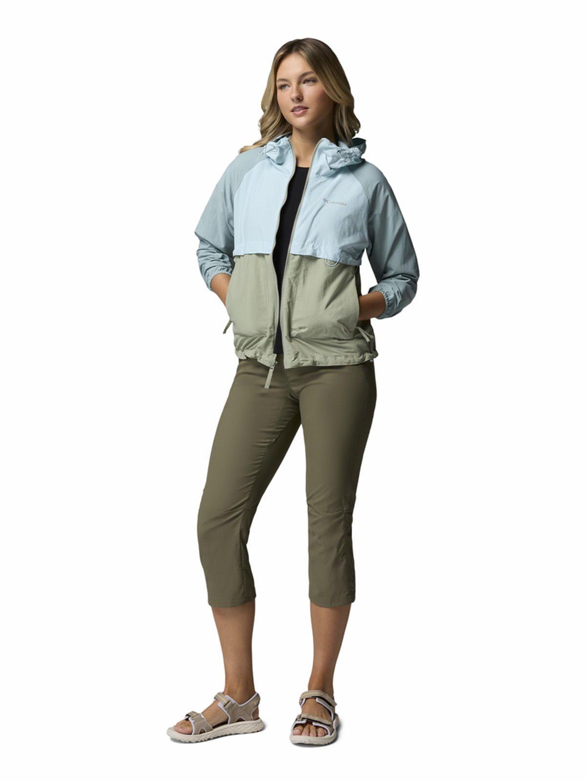 Cortaviento Mujer Spire Valley Wind Beige-7