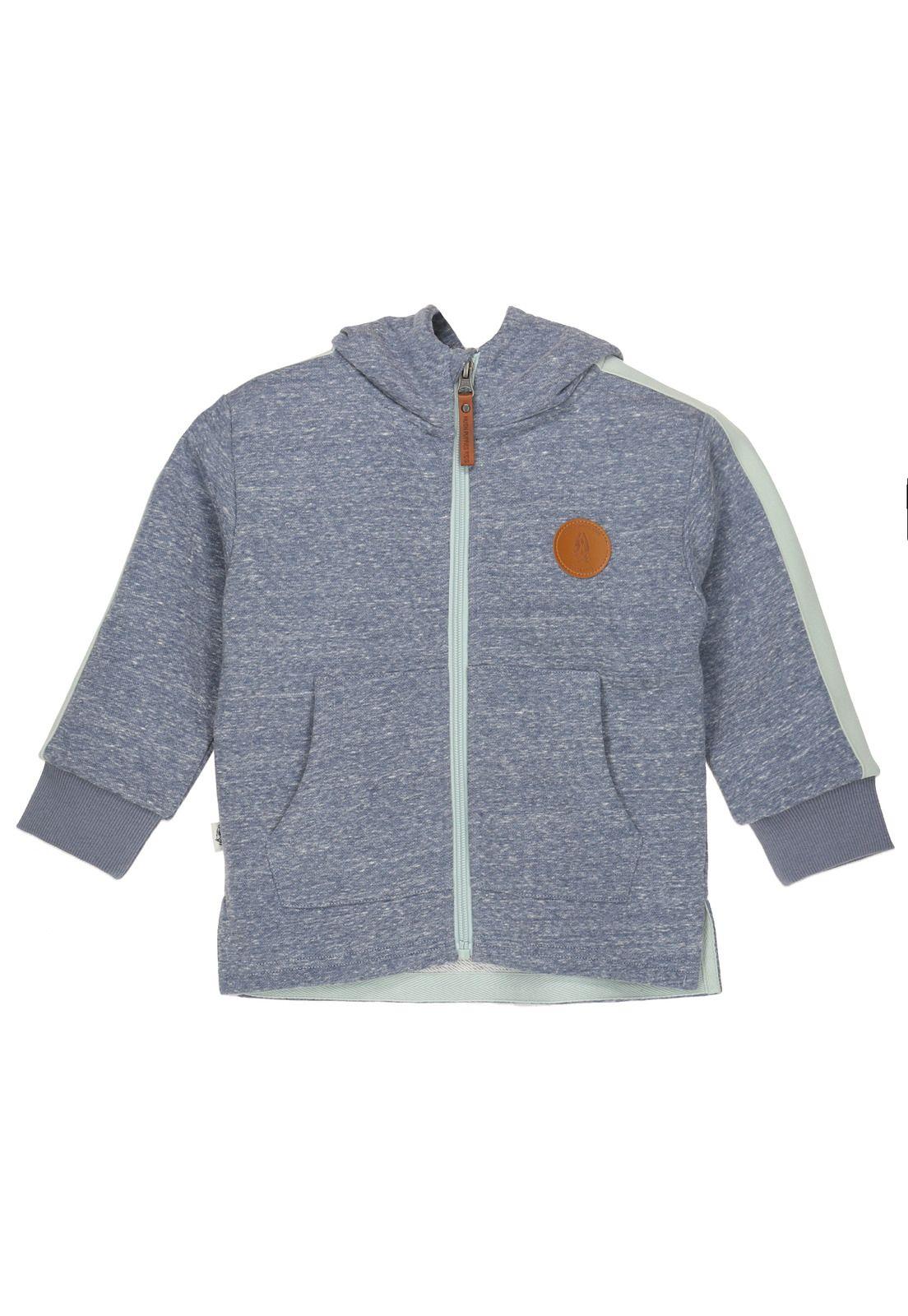 Polerón Niño Zipper Azul-0